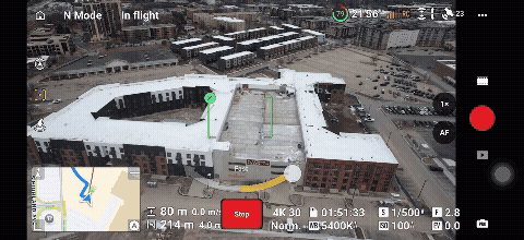 GIF PLACEHOLDER #1 — Orbit flight around structure